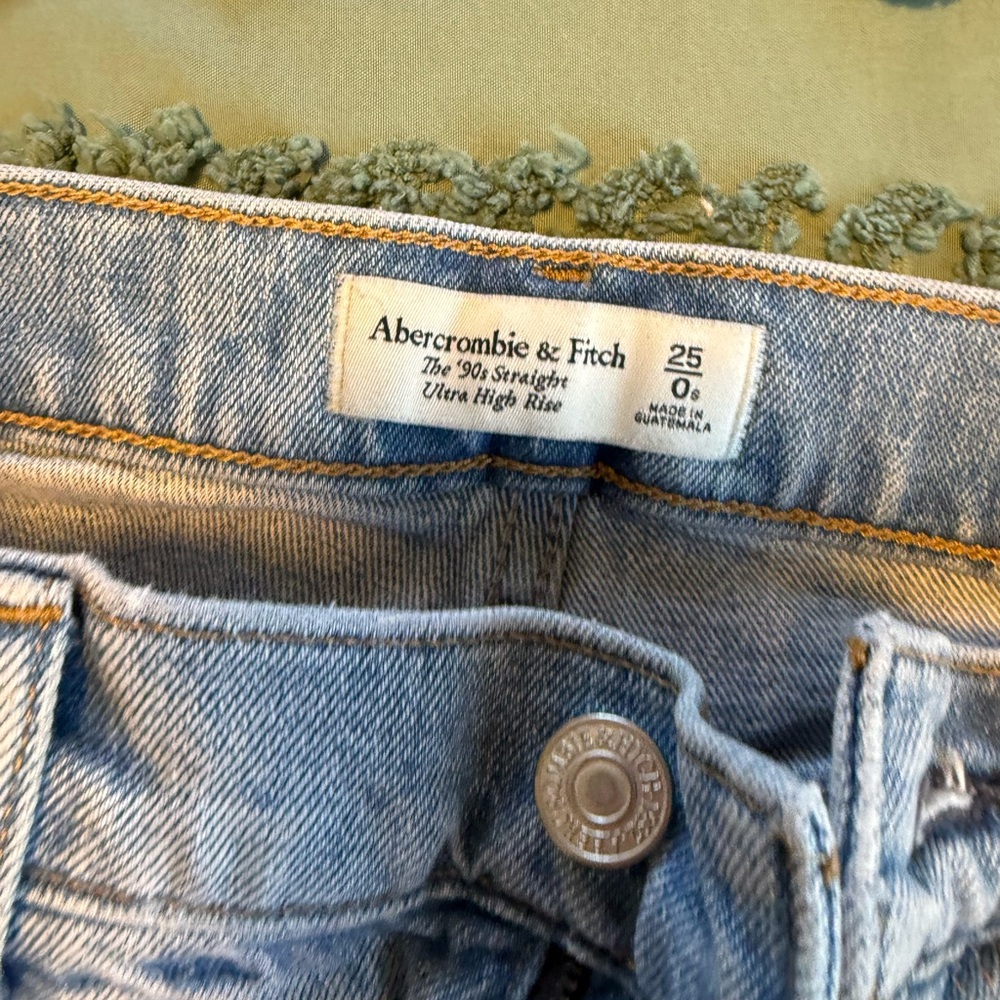 Abercrombie & Fitch Light Blue High Rise Jeans